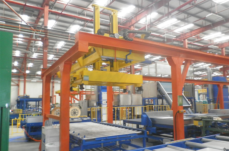 Central air conditioning assembly