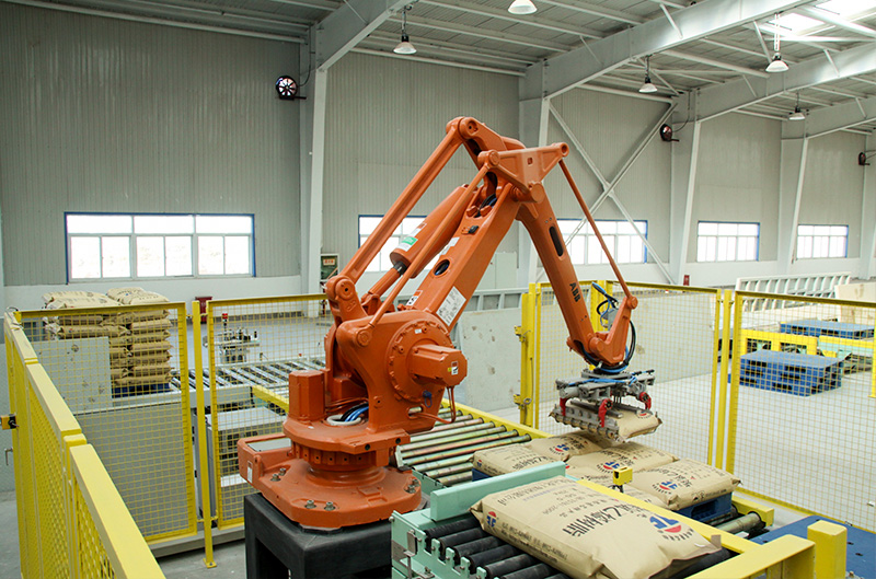 Robot palletizing