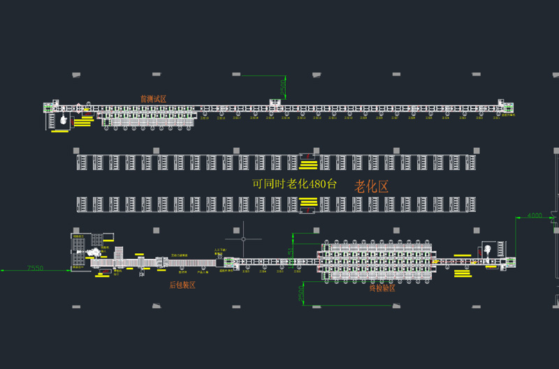 Independent and controllable desktop computer production line plans